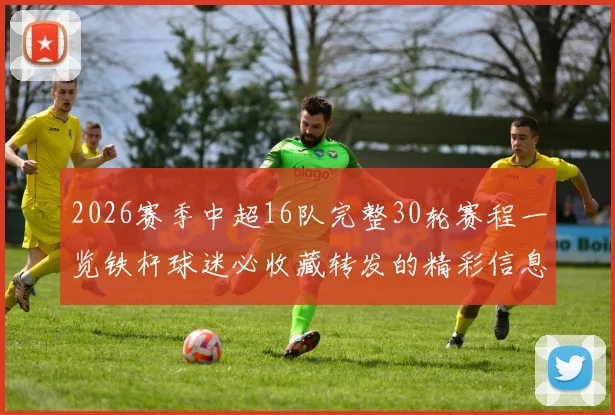 2026赛季中超16队完整30轮赛程一览铁杆球迷必收藏转发的精彩信息